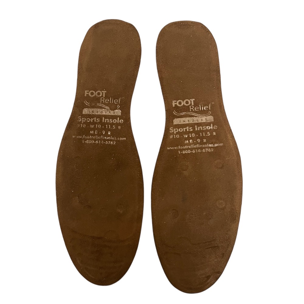 Foot Relief Sports Insoles Women 10 11.5 Men 8 9 Regular Reflexology Gel Cushion - Picture 3 of 6